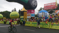 Tour de Pologne- Rzeszów - kibice, kolarz
