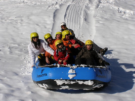 Snow rafting