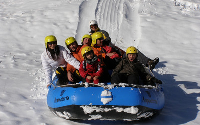 Snow rafting