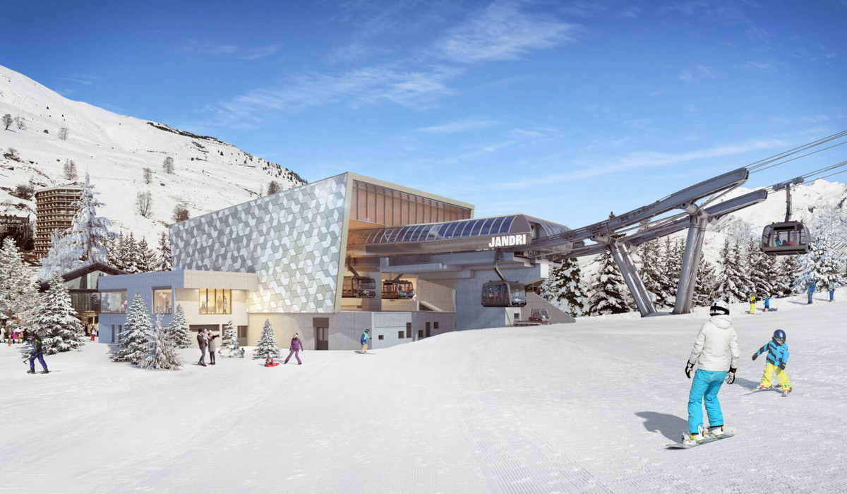 Dolna stacja Jandri 3S / Basilico design projet concu par ATEAM Architectes