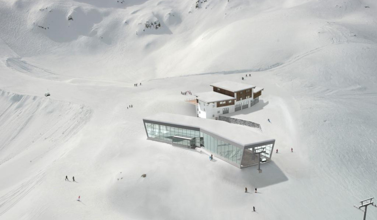 Wizualizacja dolnej stacji Telecabina Presena (źródło: valdisole.net)