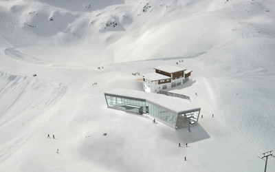 Wizualizacja dolnej stacji Telecabina Presena (źródło: valdisole.net)