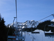 WIDOK Z KOLEJKI NA SZCZYTY ZAMYKAJĄCE DOLINE SPALENĄ.