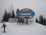 Górna stacja 4 osobowego krzesełka