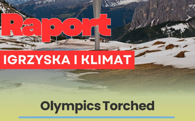 Raport Olympics Torched o wpływie Igrzysk Olimpijskich Milano-Cortina 2026 na klimat