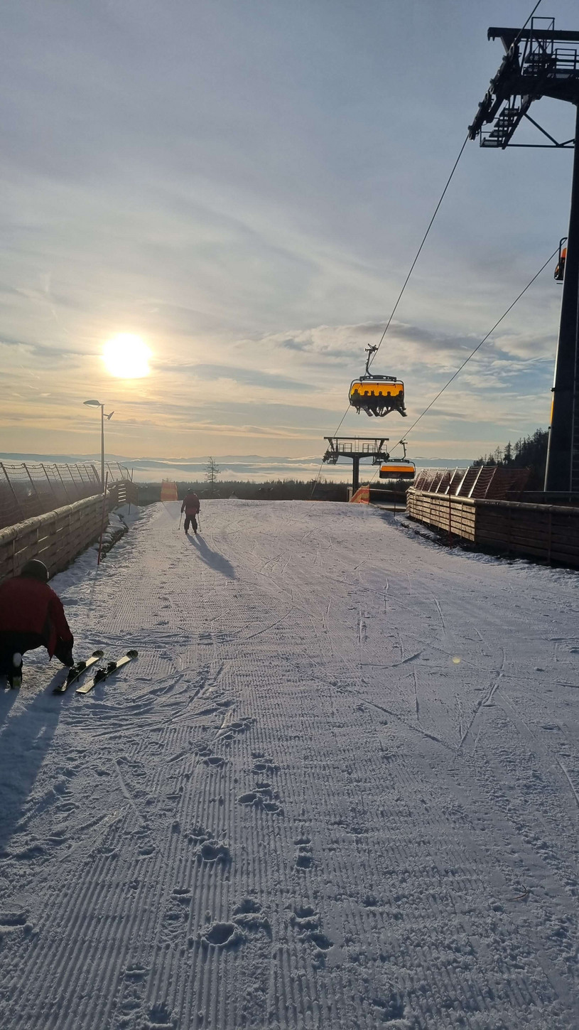 Zachód słońca już blisko - Tatrzańska Łomnica / fot. M. Rybińska