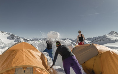 Biwak Camp Stubai (foto: Stubaier Gletscher)