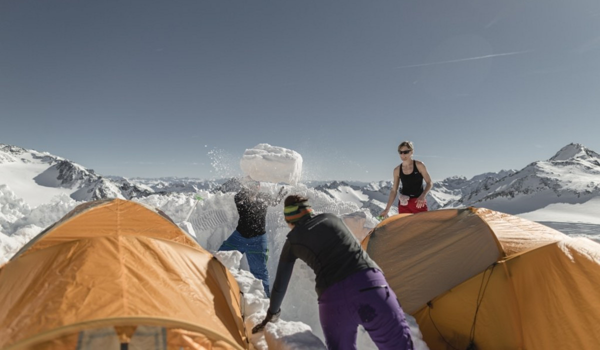 Biwak Camp Stubai (foto: Stubaier Gletscher)