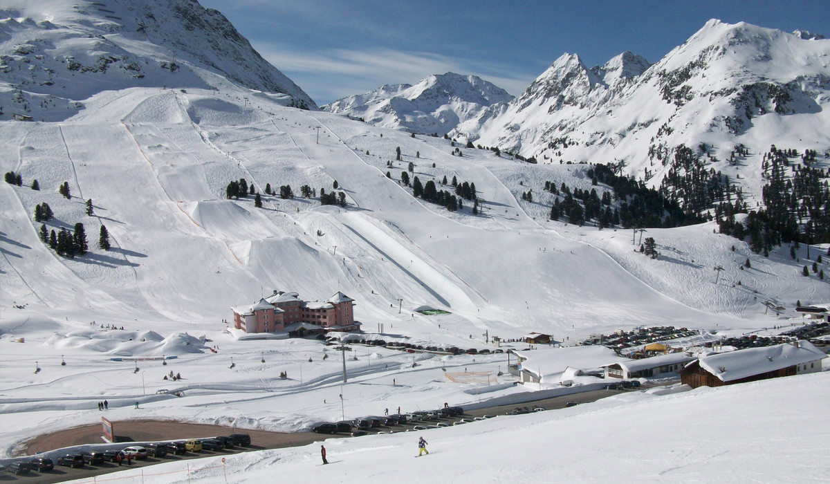 Kuhtai - trasy narciarskie i snowpark