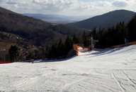 Szczyrk - Beskid Sport Arena narty w piątkowy poranek marzec 2017 (foto. Aleksander Kaleta)