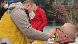 Obowiązkowy test przed wylotem do Polski (fot. P. Burda) Obowiązkowy test przed wylotem do Polski (fot. P. Burda)