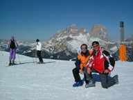 FAJNE CHŁOPAKI NA TLE SASSOLUNGO