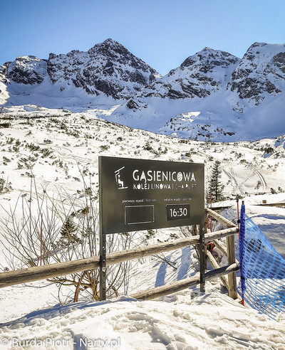 Z dolnej stacji kolei na Hali Gąsienicowej (fot. P. Burda) Z dolnej stacji kolei na Hali Gąsienicowej (fot. P. Burda)