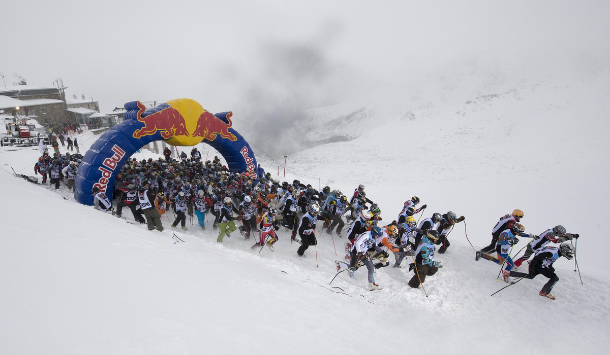 Red Bull Zjazd na Krechę 2009 Kasprowy Wierch foto: Łukasz Nazdraczew