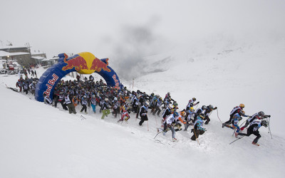 Red Bull Zjazd na Krechę 2009 Kasprowy Wierch foto: Łukasz Nazdraczew