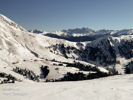 Ski Center Latemar podjęliśmy wyzwanie trasa czarna (fot. P. Tomczyk)