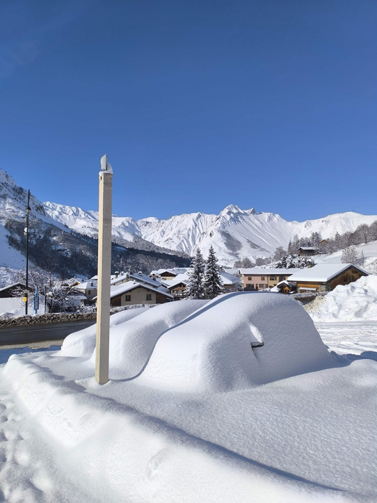Śnieg w Saint-Martin-de-Belleville/ fot. Artur Tomczyk