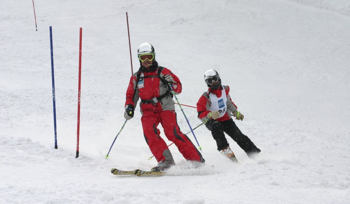Narciarz niewidzący