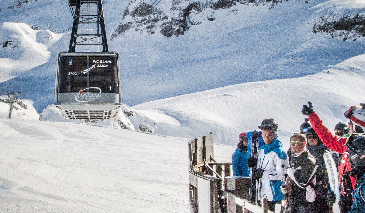 Jedziemy na Pic Blanc 3330 m npm.  (foto: PB Narty.pl)