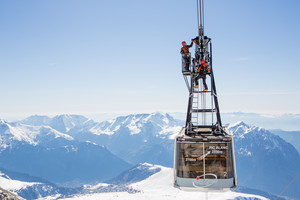 Gondola na Pic Blanc (foto: Laurent SALINO / Alpe d’Huez Tourisme)