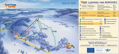 Kempaland - mapa tras narciarskich