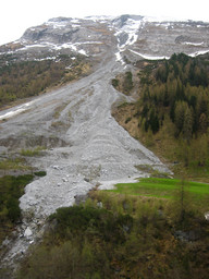 Hintertux. Osuwisko skalne 1