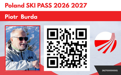 Dostałem skipass numer "1" do zobaczenia na stokach Poland Ski Pass"