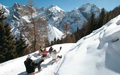 Jazda na sankach (foto:Tourismusverband Stubai Tirol)