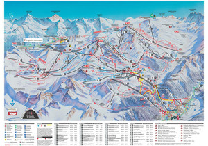 Ischgl - mapa tras narciarskich