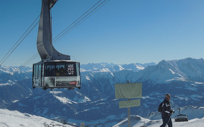 Narty w szwajcarskim LAAX (foto: G. Waleczek)