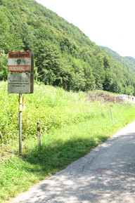 Trasa rowerowa nad Dunajem- granica