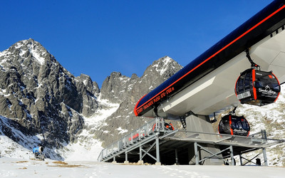 Słowacja, Tatrzańska Łomnica, nowa 15-osobowa gondola