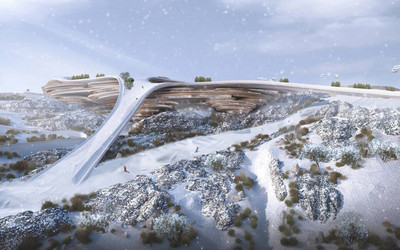 Trojena - narty w Arabii Saudyjskiej (wizualizacja: neom.com)