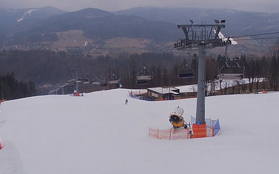 Obraz ze Ski Nowa Osada 15.03.2018 9:50 (źródło: webcamera.pl)