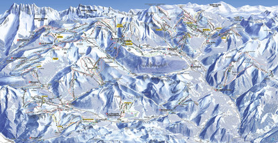 Avoriaz - mapa tras narciarskich