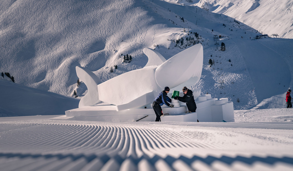 Od 4 do 11 stycznia 2025 r. Ischgl będzie sceną międzynarodowego konkursu rzeźby w śniegu „Shapes in White”. / Copyright: © TVB Paznaun - Ischgl