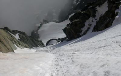Wejście na Monviso z kuluaru Perotti / fot. Bertubertu, lic. Creative Commons, it.wikipedia.org/wiki/File:Salita_canale_Perotti.jpg Wejście na Monviso z kuluaru Perotti / fot. Bertubertu, lic. Creative Commons, it.wikipedia.org/wiki/File:Salita_canale_Perotti.jpg