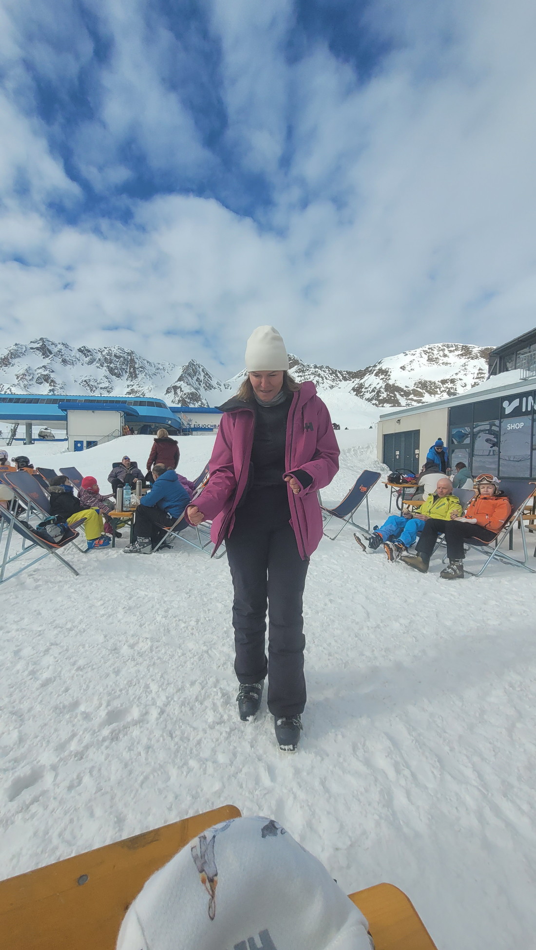 Autorka na stoku na lodowcu Stubai  / fot. archiwum Milena Rybińska