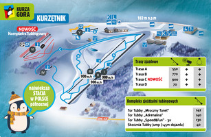 Mapa tras Kurza Góra (grafika: materiały prasowe)