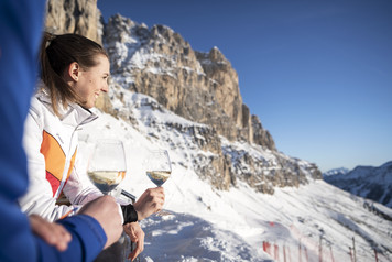 Eggental - przerwa w schronisku (fot. IDM Südtirol / Alex Fliz)