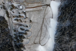 Gubałówka z lotu drona (fot. Bartek Jurecki)