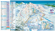 Mapa tras narciarskich w Sierra Nevada