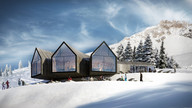 Zimowa wizualizacja - Chata Oberholzer w Obereggen