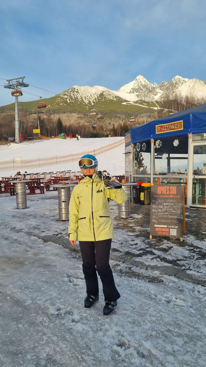 Autorka w Tatrzańskiej Łomnicy / fot. M. Rybińska