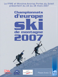 Afisz Mistrzostw Europy w Narciarstwie Górskim 200