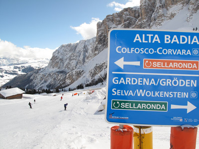 Alta Badia kierunek Sellaronda Alta Badia kierunek Sellaronda