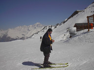 widok na Mt.Blanc od strony Les Arcs 1800  Grand Renard