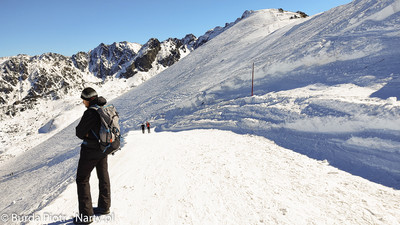 Sposób na ominięcie ścianki na Gąsienicowej (fot. P. Burda) Sposób na ominięcie ścianki na Gąsienicowej (fot. P. Burda)