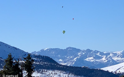 Ski Center Latemar widok z tarasu Oberholz (fot. P. Tomczyk)