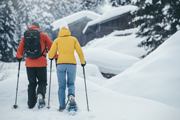 Spacer na rakietach śnieżnych w Dolinie Stubai (foto: © TVB Stubai Tirol/Andre Schönherr)